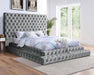 STEFANIA Queen Bed, Gray - Premium Bed from FOA East - Just $973.05! Shop now at Furniture Wholesale Plus  We are the best furniture store in Nashville, Hendersonville, Goodlettsville, Madison, Antioch, Mount Juliet, Lebanon, Gallatin, Springfield, Murfreesboro, Franklin, Brentwood