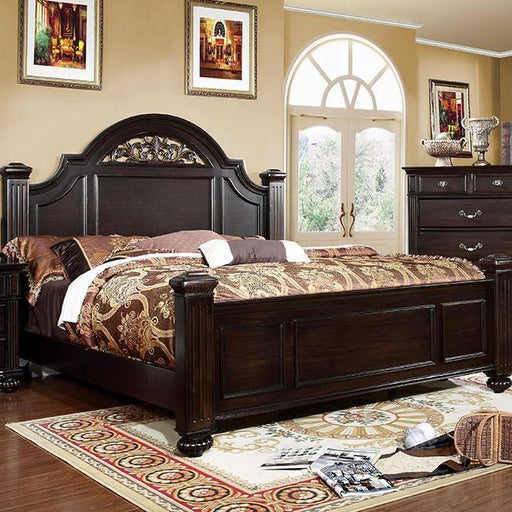 Syracuse Dark Walnut E.King Bed - Premium Bed from FOA East - Just $1031.55! Shop now at Furniture Wholesale Plus  We are the best furniture store in Nashville, Hendersonville, Goodlettsville, Madison, Antioch, Mount Juliet, Lebanon, Gallatin, Springfield, Murfreesboro, Franklin, Brentwood