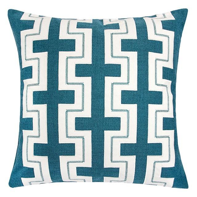 Kari Teal 20" X 20" Pillow, Turquoise - Premium Pillow from FOA East - Just $76.05! Shop now at Furniture Wholesale Plus  We are the best furniture store in Nashville, Hendersonville, Goodlettsville, Madison, Antioch, Mount Juliet, Lebanon, Gallatin, Springfield, Murfreesboro, Franklin, Brentwood