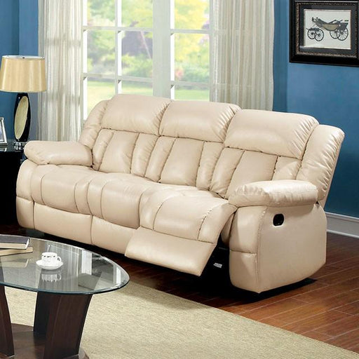 Barbado Ivory Sofa w/ 2 Recliners - Premium Sofa from FOA East - Just $1134.90! Shop now at Furniture Wholesale Plus  We are the best furniture store in Nashville, Hendersonville, Goodlettsville, Madison, Antioch, Mount Juliet, Lebanon, Gallatin, Springfield, Murfreesboro, Franklin, Brentwood