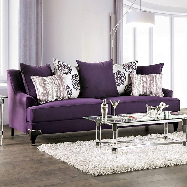 Sisseton Purple Sofa - Premium Sofa from FOA East - Just $1655.55! Shop now at Furniture Wholesale Plus  We are the best furniture store in Nashville, Hendersonville, Goodlettsville, Madison, Antioch, Mount Juliet, Lebanon, Gallatin, Springfield, Murfreesboro, Franklin, Brentwood