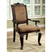 BELLAGIO Brown Cherry/Pattern Fabric Arm Chair (2/CTN) - Premium Dining Chair from FOA East - Just $526.50! Shop now at Furniture Wholesale Plus  We are the best furniture store in Nashville, Hendersonville, Goodlettsville, Madison, Antioch, Mount Juliet, Lebanon, Gallatin, Springfield, Murfreesboro, Franklin, Brentwood