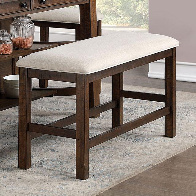 FREDONIA Counter Ht. Bench - Premium Bench from FOA East - Just $156! Shop now at Furniture Wholesale Plus  We are the best furniture store in Nashville, Hendersonville, Goodlettsville, Madison, Antioch, Mount Juliet, Lebanon, Gallatin, Springfield, Murfreesboro, Franklin, Brentwood