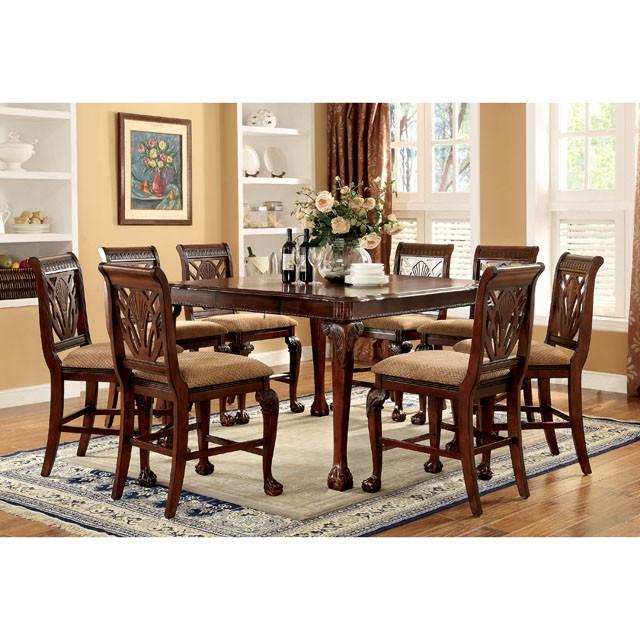 PETERSBURG II Cherry Counter Ht. Table - Premium Dining Table from FOA East - Just $865.80! Shop now at Furniture Wholesale Plus  We are the best furniture store in Nashville, Hendersonville, Goodlettsville, Madison, Antioch, Mount Juliet, Lebanon, Gallatin, Springfield, Murfreesboro, Franklin, Brentwood