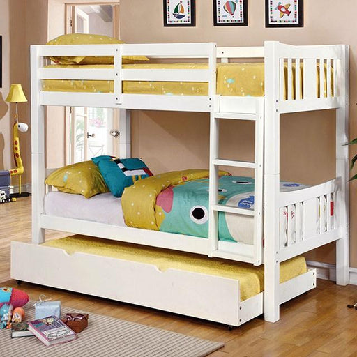 CAMERON Twin/Twin Bunk Bed - Premium Bunk Bed from FOA East - Just $505.05! Shop now at Furniture Wholesale Plus  We are the best furniture store in Nashville, Hendersonville, Goodlettsville, Madison, Antioch, Mount Juliet, Lebanon, Gallatin, Springfield, Murfreesboro, Franklin, Brentwood