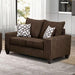 WEST ACTION Loveseat, Chocolate - Premium Loveseat from FOA East - Just $546! Shop now at Furniture Wholesale Plus  We are the best furniture store in Nashville, Hendersonville, Goodlettsville, Madison, Antioch, Mount Juliet, Lebanon, Gallatin, Springfield, Murfreesboro, Franklin, Brentwood