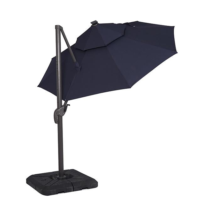 Nuti 10 Ft Round Umbrella w/ LED Light + 37" Large Base - Premium Outdoor Accessories from FOA East - Just $349.05! Shop now at Furniture Wholesale Plus  We are the best furniture store in Nashville, Hendersonville, Goodlettsville, Madison, Antioch, Mount Juliet, Lebanon, Gallatin, Springfield, Murfreesboro, Franklin, Brentwood