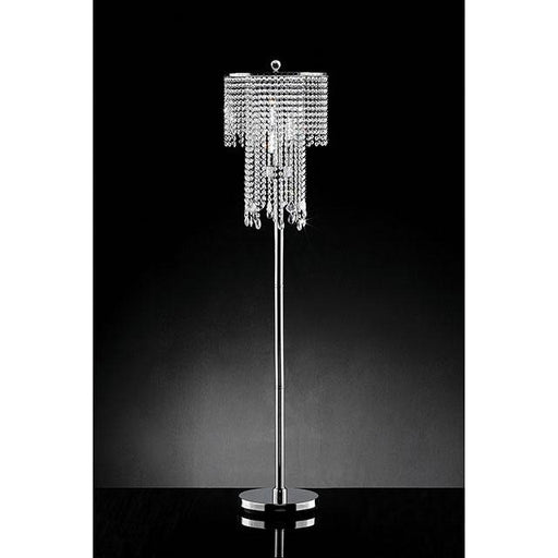 Alrai Clear 63"H Floor Lamp - Premium Floor Lamp from FOA East - Just $271.05! Shop now at Furniture Wholesale Plus  We are the best furniture store in Nashville, Hendersonville, Goodlettsville, Madison, Antioch, Mount Juliet, Lebanon, Gallatin, Springfield, Murfreesboro, Franklin, Brentwood