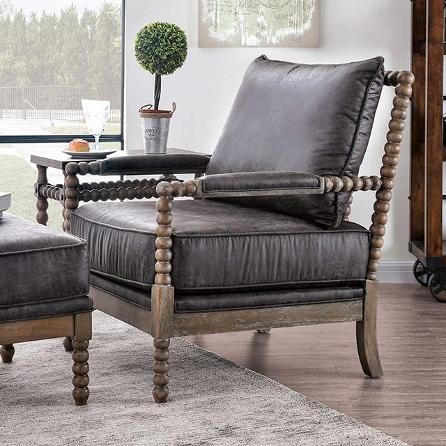 Tarragona Warm Gray Accent Chair - Premium Accent Chair from FOA East - Just $516.75! Shop now at Furniture Wholesale Plus  We are the best furniture store in Nashville, Hendersonville, Goodlettsville, Madison, Antioch, Mount Juliet, Lebanon, Gallatin, Springfield, Murfreesboro, Franklin, Brentwood