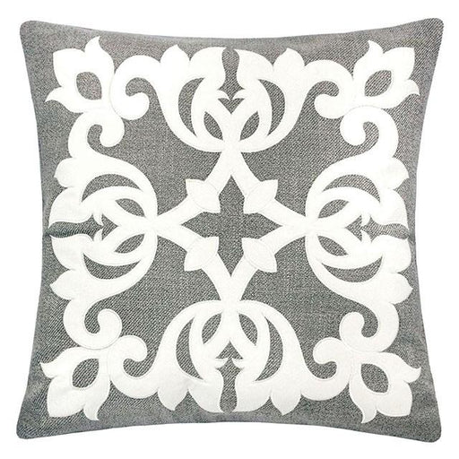 Trudy Silver 20" X 20" Pillow, Silver - Premium Pillow from FOA East - Just $76.05! Shop now at Furniture Wholesale Plus  We are the best furniture store in Nashville, Hendersonville, Goodlettsville, Madison, Antioch, Mount Juliet, Lebanon, Gallatin, Springfield, Murfreesboro, Franklin, Brentwood