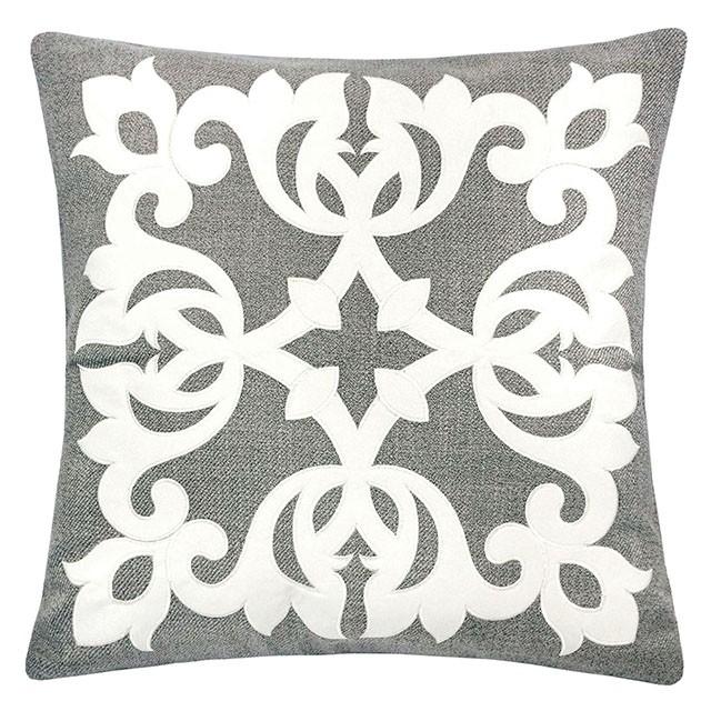 Trudy Silver 20" X 20" Pillow, Silver - Premium Pillow from FOA East - Just $76.05! Shop now at Furniture Wholesale Plus  We are the best furniture store in Nashville, Hendersonville, Goodlettsville, Madison, Antioch, Mount Juliet, Lebanon, Gallatin, Springfield, Murfreesboro, Franklin, Brentwood