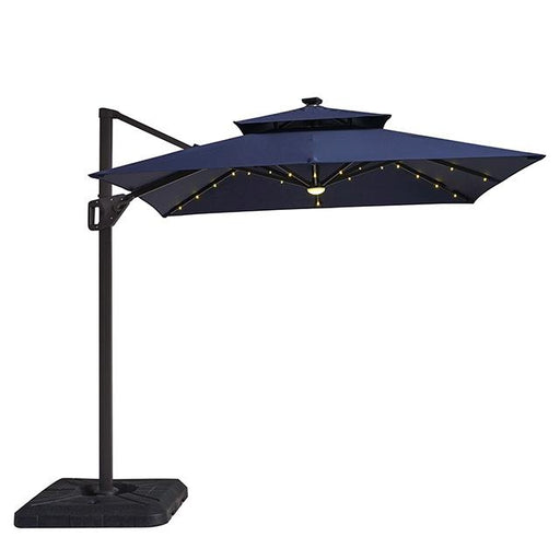 Xico 8 Ft Square Umbrella w/ Double Top w/ LED Light + 37" Large Base - Premium Outdoor Accessories from FOA East - Just $329.55! Shop now at Furniture Wholesale Plus  We are the best furniture store in Nashville, Hendersonville, Goodlettsville, Madison, Antioch, Mount Juliet, Lebanon, Gallatin, Springfield, Murfreesboro, Franklin, Brentwood