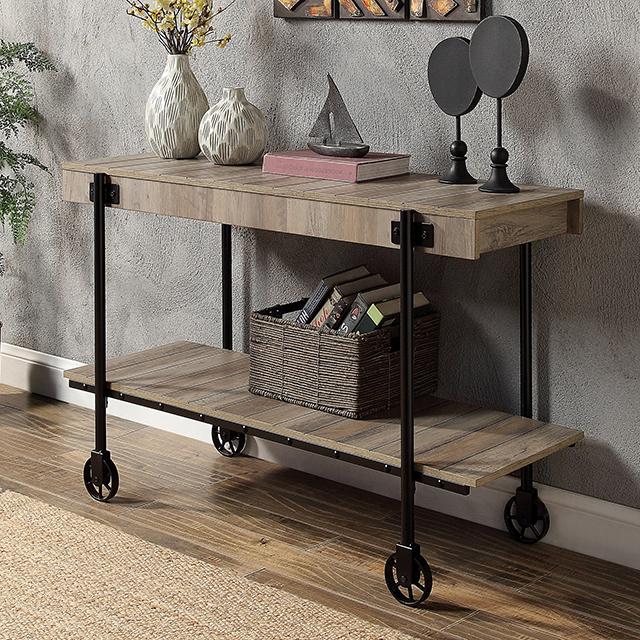 LOBB Sofa Table, Natural Tone - Premium Sofa from FOA East - Just $212.55! Shop now at Furniture Wholesale Plus  We are the best furniture store in Nashville, Hendersonville, Goodlettsville, Madison, Antioch, Mount Juliet, Lebanon, Gallatin, Springfield, Murfreesboro, Franklin, Brentwood