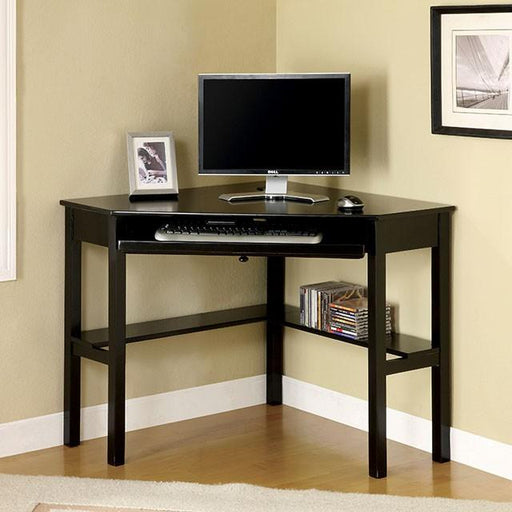 Porto Black Corner Desk - Premium Desk from FOA East - Just $251.55! Shop now at Furniture Wholesale Plus  We are the best furniture store in Nashville, Hendersonville, Goodlettsville, Madison, Antioch, Mount Juliet, Lebanon, Gallatin, Springfield, Murfreesboro, Franklin, Brentwood