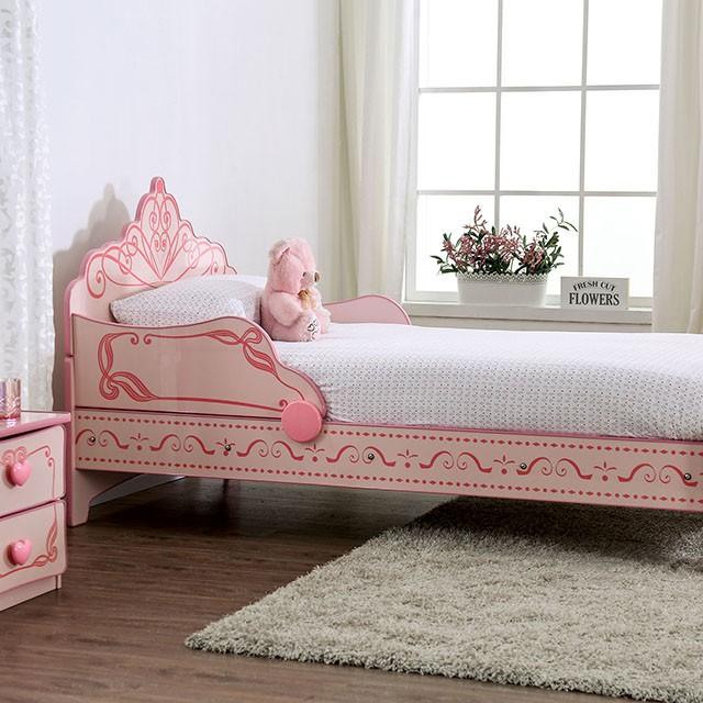 PRINCESS CROWN SINGLE BED Twin Bed - Premium Bed from FOA East - Just $388.05! Shop now at Furniture Wholesale Plus  We are the best furniture store in Nashville, Hendersonville, Goodlettsville, Madison, Antioch, Mount Juliet, Lebanon, Gallatin, Springfield, Murfreesboro, Franklin, Brentwood