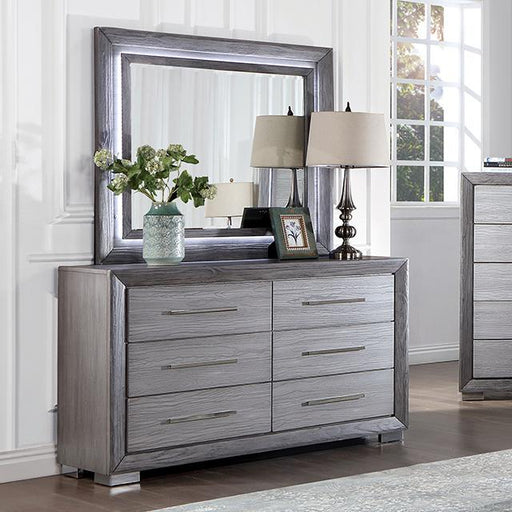 RAIDEN Dresser, Gray - Premium Dresser from FOA East - Just $682.50! Shop now at Furniture Wholesale Plus  We are the best furniture store in Nashville, Hendersonville, Goodlettsville, Madison, Antioch, Mount Juliet, Lebanon, Gallatin, Springfield, Murfreesboro, Franklin, Brentwood