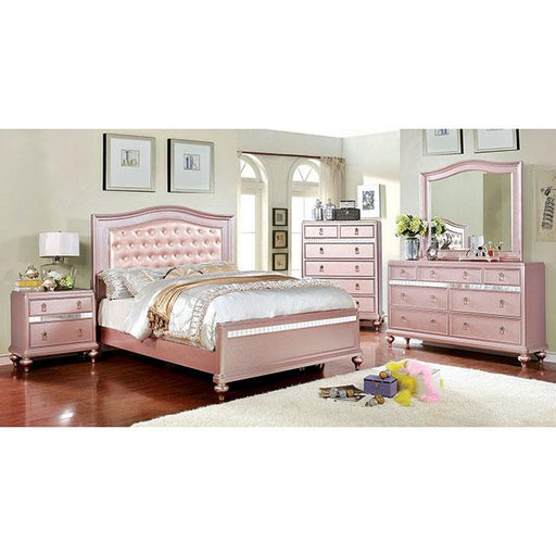 Ariston Rose Gold Queen Bed - Premium Bed from FOA East - Just $583.05! Shop now at Furniture Wholesale Plus  We are the best furniture store in Nashville, Hendersonville, Goodlettsville, Madison, Antioch, Mount Juliet, Lebanon, Gallatin, Springfield, Murfreesboro, Franklin, Brentwood