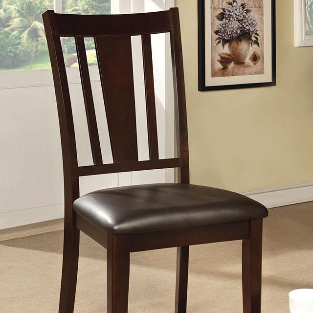 Bridgette I Espresso Side Chair (2/CTN) - Premium Dining Chair from FOA East - Just $171.60! Shop now at Furniture Wholesale Plus  We are the best furniture store in Nashville, Hendersonville, Goodlettsville, Madison, Antioch, Mount Juliet, Lebanon, Gallatin, Springfield, Murfreesboro, Franklin, Brentwood