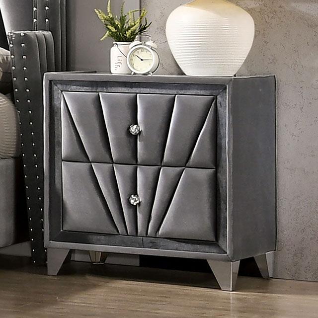 CARISSA Night Stand - Premium Nightstand from FOA East - Just $273! Shop now at Furniture Wholesale Plus  We are the best furniture store in Nashville, Hendersonville, Goodlettsville, Madison, Antioch, Mount Juliet, Lebanon, Gallatin, Springfield, Murfreesboro, Franklin, Brentwood