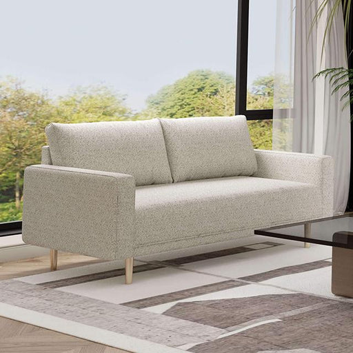 ELVERUM Loveseat, Off-White - Premium Loveseat from FOA East - Just $741! Shop now at Furniture Wholesale Plus  We are the best furniture store in Nashville, Hendersonville, Goodlettsville, Madison, Antioch, Mount Juliet, Lebanon, Gallatin, Springfield, Murfreesboro, Franklin, Brentwood