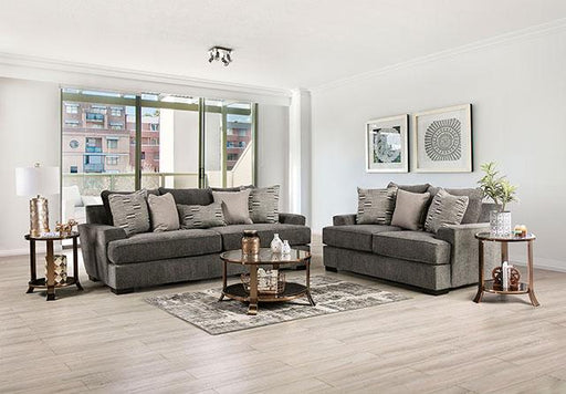 HOLBORN Loveseat, Gray - Premium Loveseat from FOA East - Just $1326! Shop now at Furniture Wholesale Plus  We are the best furniture store in Nashville, Hendersonville, Goodlettsville, Madison, Antioch, Mount Juliet, Lebanon, Gallatin, Springfield, Murfreesboro, Franklin, Brentwood