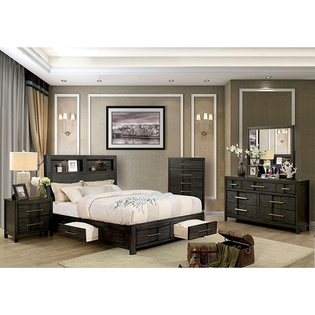 KARLA Queen Bed, Gray - Premium Bed from FOA East - Just $934.05! Shop now at Furniture Wholesale Plus  We are the best furniture store in Nashville, Hendersonville, Goodlettsville, Madison, Antioch, Mount Juliet, Lebanon, Gallatin, Springfield, Murfreesboro, Franklin, Brentwood