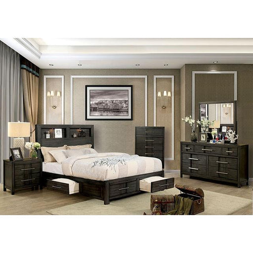 KARLA E.King Bed, Gray - Premium Bed from FOA East - Just $1109.55! Shop now at Furniture Wholesale Plus  We are the best furniture store in Nashville, Hendersonville, Goodlettsville, Madison, Antioch, Mount Juliet, Lebanon, Gallatin, Springfield, Murfreesboro, Franklin, Brentwood