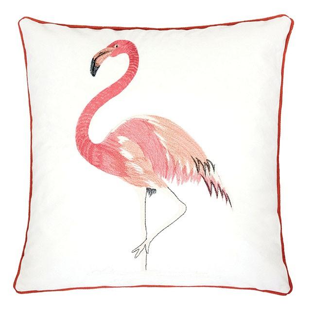 Lina Flamingo 20" X 20" Pillow, Single Flamingo - Premium Pillow from FOA East - Just $76.05! Shop now at Furniture Wholesale Plus  We are the best furniture store in Nashville, Hendersonville, Goodlettsville, Madison, Antioch, Mount Juliet, Lebanon, Gallatin, Springfield, Murfreesboro, Franklin, Brentwood