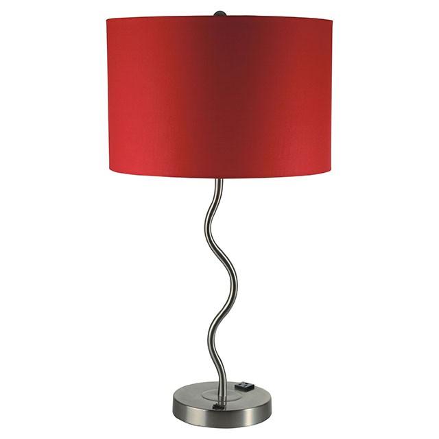 Sprig Red Table Lamp (2/CTN) - Premium Table Lamp from FOA East - Just $232.05! Shop now at Furniture Wholesale Plus  We are the best furniture store in Nashville, Hendersonville, Goodlettsville, Madison, Antioch, Mount Juliet, Lebanon, Gallatin, Springfield, Murfreesboro, Franklin, Brentwood