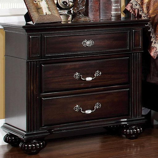 Syracuse Dark Walnut Night Stand - Premium Nightstand from FOA East - Just $292.50! Shop now at Furniture Wholesale Plus  We are the best furniture store in Nashville, Hendersonville, Goodlettsville, Madison, Antioch, Mount Juliet, Lebanon, Gallatin, Springfield, Murfreesboro, Franklin, Brentwood