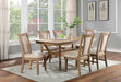 UPMINSTER Dining Table, Natural Tone - Premium Dining Table from FOA East - Just $388.05! Shop now at Furniture Wholesale Plus  We are the best furniture store in Nashville, Hendersonville, Goodlettsville, Madison, Antioch, Mount Juliet, Lebanon, Gallatin, Springfield, Murfreesboro, Franklin, Brentwood