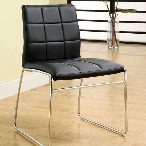 Oahu Black Side Chair - Premium Dining Chair from FOA East - Just $273! Shop now at Furniture Wholesale Plus  We are the best furniture store in Nashville, Hendersonville, Goodlettsville, Madison, Antioch, Mount Juliet, Lebanon, Gallatin, Springfield, Murfreesboro, Franklin, Brentwood