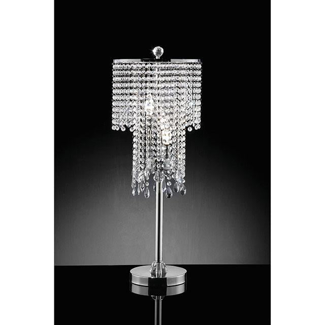 Alrai Clear 31 1/2"H Table Lamp - Premium Table Lamp from FOA East - Just $232.05! Shop now at Furniture Wholesale Plus  We are the best furniture store in Nashville, Hendersonville, Goodlettsville, Madison, Antioch, Mount Juliet, Lebanon, Gallatin, Springfield, Murfreesboro, Franklin, Brentwood