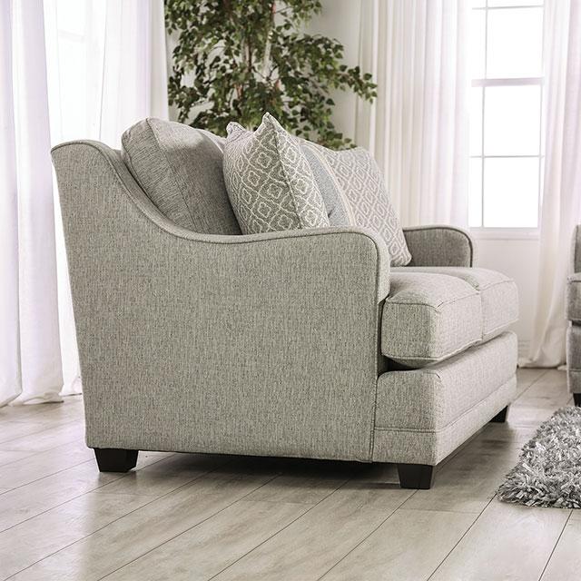 STEPHNEY Sofa, Gray/Gold - Premium Sofa from FOA East - Just $1304.55! Shop now at Furniture Wholesale Plus  We are the best furniture store in Nashville, Hendersonville, Goodlettsville, Madison, Antioch, Mount Juliet, Lebanon, Gallatin, Springfield, Murfreesboro, Franklin, Brentwood