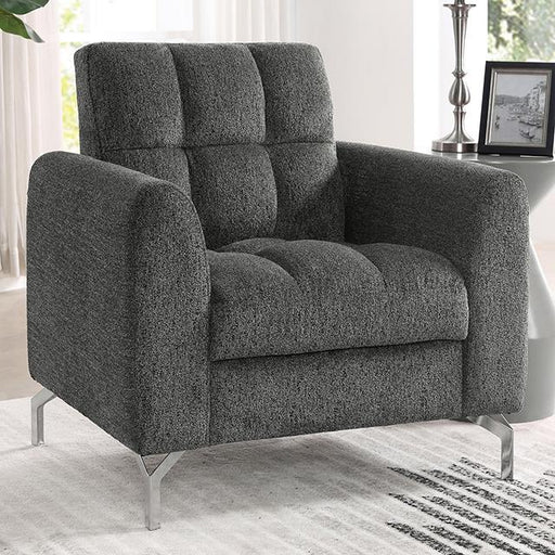 LUPIN Chair, Dark Gray - Premium Chair from FOA East - Just $319.80! Shop now at Furniture Wholesale Plus  We are the best furniture store in Nashville, Hendersonville, Goodlettsville, Madison, Antioch, Mount Juliet, Lebanon, Gallatin, Springfield, Murfreesboro, Franklin, Brentwood