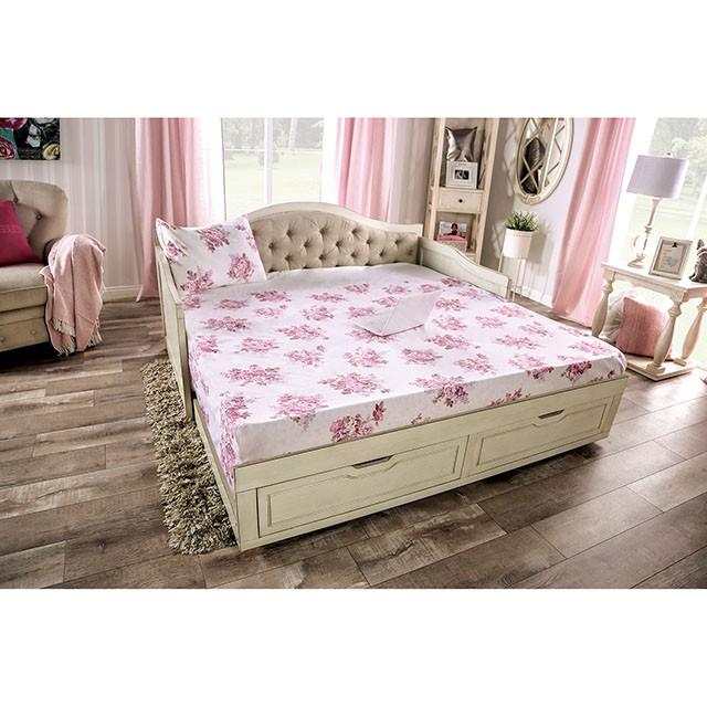 MAUREEN Daybed w/ Extentable Trundle - Premium Daybed from FOA East - Just $813.15! Shop now at Furniture Wholesale Plus  We are the best furniture store in Nashville, Hendersonville, Goodlettsville, Madison, Antioch, Mount Juliet, Lebanon, Gallatin, Springfield, Murfreesboro, Franklin, Brentwood