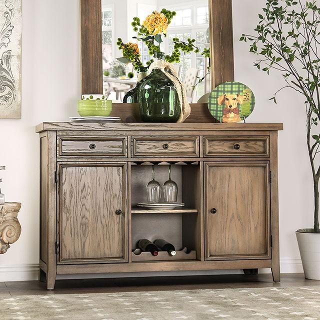 Patience Rustic Natural Tone Server - Premium Server from FOA East - Just $778.05! Shop now at Furniture Wholesale Plus  We are the best furniture store in Nashville, Hendersonville, Goodlettsville, Madison, Antioch, Mount Juliet, Lebanon, Gallatin, Springfield, Murfreesboro, Franklin, Brentwood