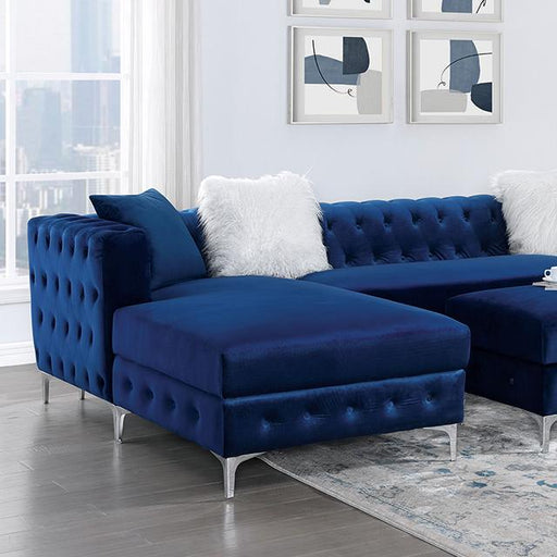 CIABATTONI Sectional, Navy - Premium Sectional from FOA East - Just $2084.55! Shop now at Furniture Wholesale Plus  We are the best furniture store in Nashville, Hendersonville, Goodlettsville, Madison, Antioch, Mount Juliet, Lebanon, Gallatin, Springfield, Murfreesboro, Franklin, Brentwood