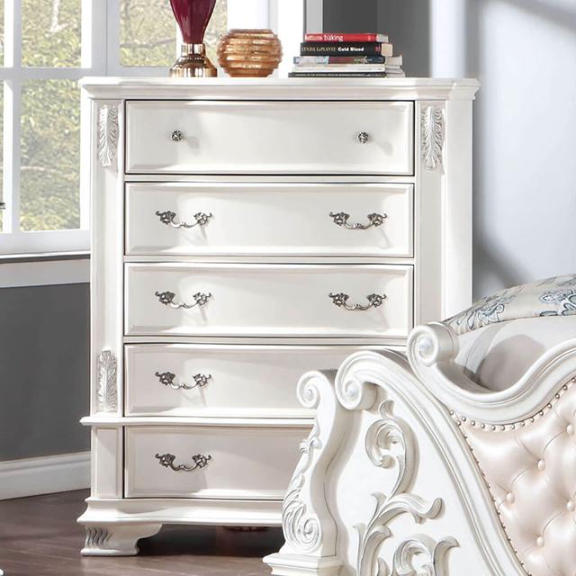 ESPARANZA Chest, Pearl White - Premium Chest from FOA East - Just $778.05! Shop now at Furniture Wholesale Plus  We are the best furniture store in Nashville, Hendersonville, Goodlettsville, Madison, Antioch, Mount Juliet, Lebanon, Gallatin, Springfield, Murfreesboro, Franklin, Brentwood