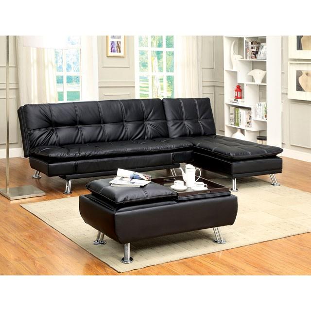 HAUSER Chaise, Black - Premium Chaise from FOA East - Just $419.25! Shop now at Furniture Wholesale Plus  We are the best furniture store in Nashville, Hendersonville, Goodlettsville, Madison, Antioch, Mount Juliet, Lebanon, Gallatin, Springfield, Murfreesboro, Franklin, Brentwood