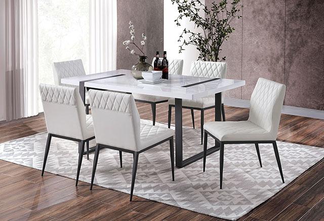 ALESSIA Dining Table - Premium Dining Table from FOA East - Just $622.05! Shop now at Furniture Wholesale Plus  We are the best furniture store in Nashville, Hendersonville, Goodlettsville, Madison, Antioch, Mount Juliet, Lebanon, Gallatin, Springfield, Murfreesboro, Franklin, Brentwood