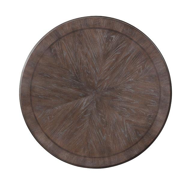 Arcadia Rustic Natural Tone Round Dining Table - Premium Dining Table from FOA East - Just $778.05! Shop now at Furniture Wholesale Plus  We are the best furniture store in Nashville, Hendersonville, Goodlettsville, Madison, Antioch, Mount Juliet, Lebanon, Gallatin, Springfield, Murfreesboro, Franklin, Brentwood