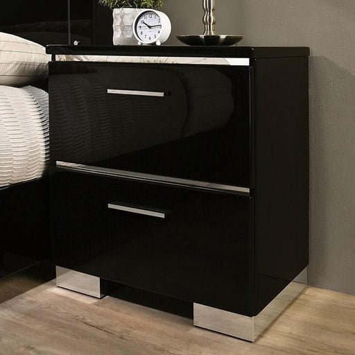 CARLIE Night Stand w/ USB Plug - Premium Nightstand from FOA East - Just $273! Shop now at Furniture Wholesale Plus  We are the best furniture store in Nashville, Hendersonville, Goodlettsville, Madison, Antioch, Mount Juliet, Lebanon, Gallatin, Springfield, Murfreesboro, Franklin, Brentwood