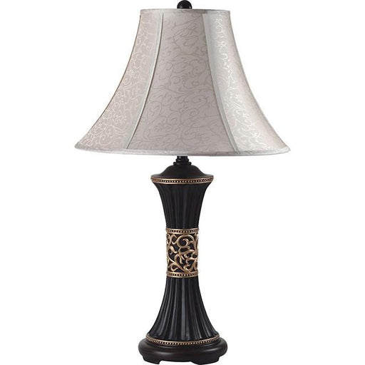 Naya Espresso/Gold Pattern 11"H Table Lamp (2/CTN) - Premium Lamp from FOA East - Just $232.05! Shop now at Furniture Wholesale Plus  We are the best furniture store in Nashville, Hendersonville, Goodlettsville, Madison, Antioch, Mount Juliet, Lebanon, Gallatin, Springfield, Murfreesboro, Franklin, Brentwood