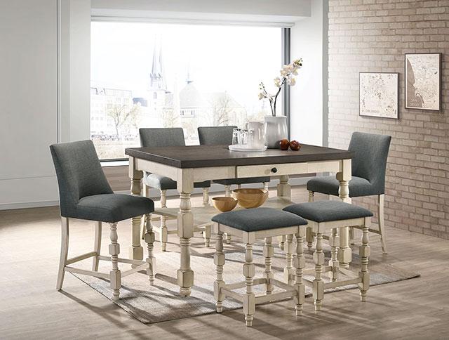 PLYMOUTH Counter Ht. Table - Premium Dining Table from FOA East - Just $516.75! Shop now at Furniture Wholesale Plus  We are the best furniture store in Nashville, Hendersonville, Goodlettsville, Madison, Antioch, Mount Juliet, Lebanon, Gallatin, Springfield, Murfreesboro, Franklin, Brentwood