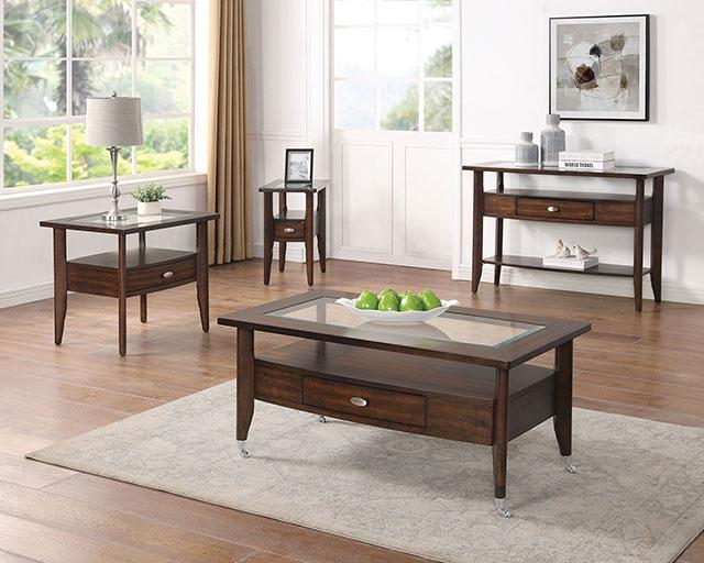 RIVERDALE Sofa Table, Dark Walnut - Premium Sofa from FOA East - Just $366.60! Shop now at Furniture Wholesale Plus  We are the best furniture store in Nashville, Hendersonville, Goodlettsville, Madison, Antioch, Mount Juliet, Lebanon, Gallatin, Springfield, Murfreesboro, Franklin, Brentwood