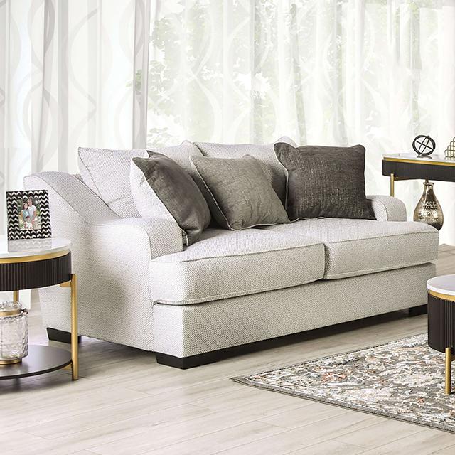 SKYLINE Loveseat, Pewter/Gray - Premium Loveseat from FOA East - Just $1404! Shop now at Furniture Wholesale Plus  We are the best furniture store in Nashville, Hendersonville, Goodlettsville, Madison, Antioch, Mount Juliet, Lebanon, Gallatin, Springfield, Murfreesboro, Franklin, Brentwood