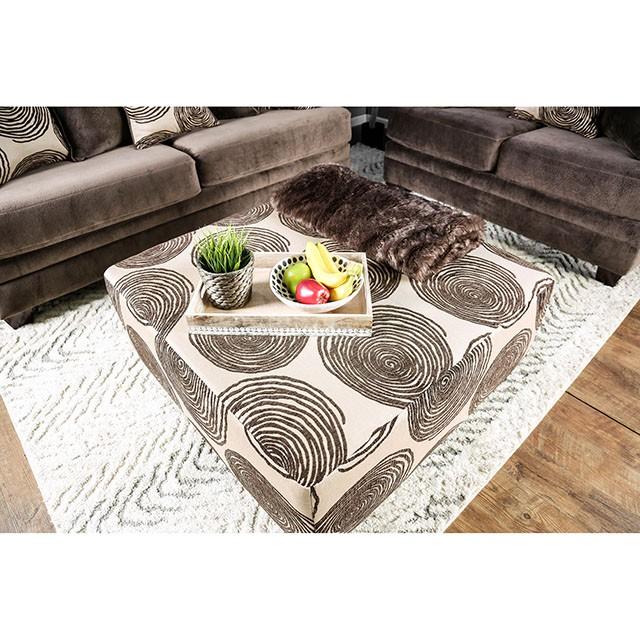 Bonaventura Brown Ottoman - Premium Ottoman from FOA East - Just $583.05! Shop now at Furniture Wholesale Plus  We are the best furniture store in Nashville, Hendersonville, Goodlettsville, Madison, Antioch, Mount Juliet, Lebanon, Gallatin, Springfield, Murfreesboro, Franklin, Brentwood