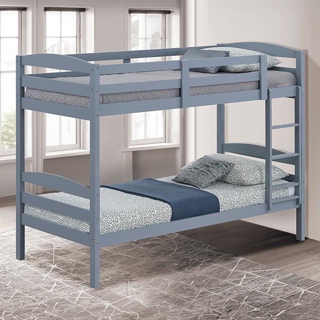 Finsbury Twin Twin Bunk Bed - Premium Bunk Bed from FOA East - Just $329.55! Shop now at Furniture Wholesale Plus  We are the best furniture store in Nashville, Hendersonville, Goodlettsville, Madison, Antioch, Mount Juliet, Lebanon, Gallatin, Springfield, Murfreesboro, Franklin, Brentwood