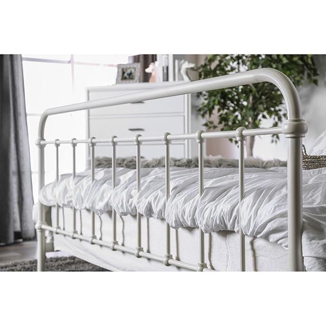 IRIA Vintage White Full Bed - Premium Bed from FOA East - Just $343.20! Shop now at Furniture Wholesale Plus  We are the best furniture store in Nashville, Hendersonville, Goodlettsville, Madison, Antioch, Mount Juliet, Lebanon, Gallatin, Springfield, Murfreesboro, Franklin, Brentwood